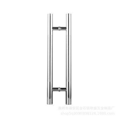 玻璃门拉手厂家批发新中式圆管木门不锈钢拉手大门拉手轻奢门把手