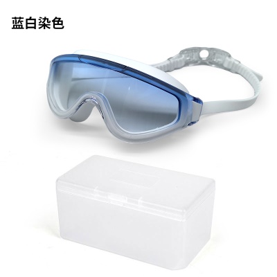 蓝白染色（赠送原装泳镜盒）